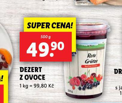 DEZERT Z OVOCE