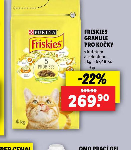 FRISKIES GRANULE PRO KOKY