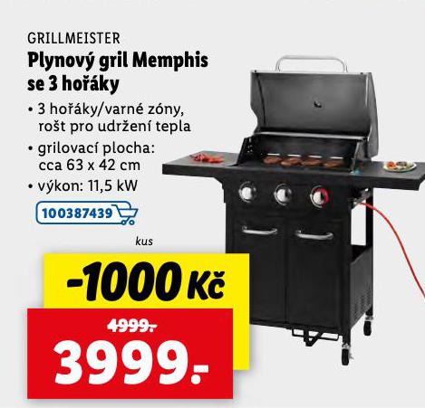 PLYNOV GRIL SE 3 HOKY MEMPHIS