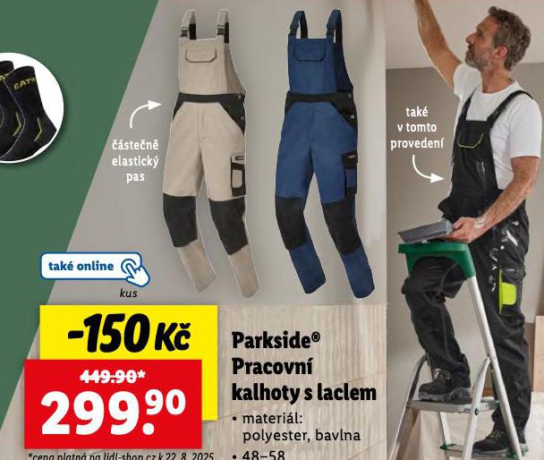 PRACOVN KALHOTY S LACLEM
