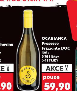 ORABIANCA PROSECCO FRIZZANTE DOC