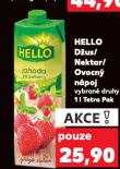 HELLO DŽUS, NEKTAR A NÁPOJ