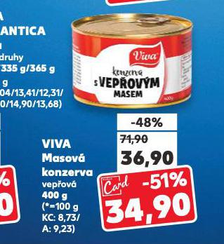 VIVA MASOV KONZERVA