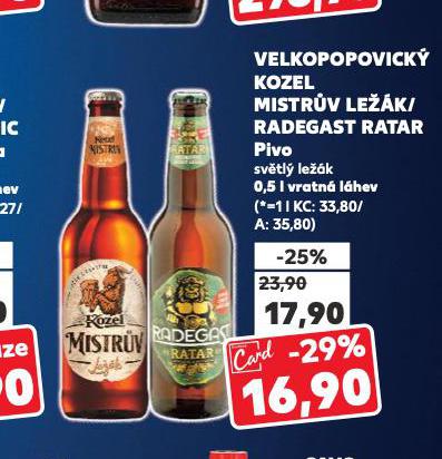 PIVO VELKOPOPOVICK KOZEL