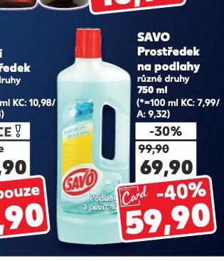 SAVO PROSTEDEK NA PODLAHY