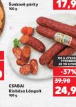 CSABAI KLOBÁSA LÁNGOLT