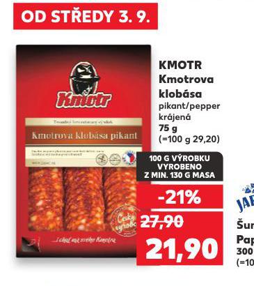 KMOTR KMOTROVA KLOBSA