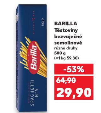 BARILLA TSTOVINY SEMOLINOV
