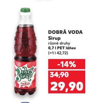DOBR VODA SIRUP