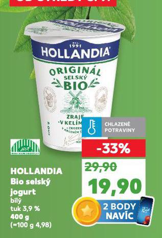 HOLLANDIA BIO SELSK JOGURT