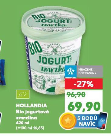 HOLLANDIA BIO JOGURTOV ZMRZLINA