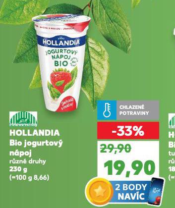 HOLLANDIA BIO JOGURTOV NPOJ