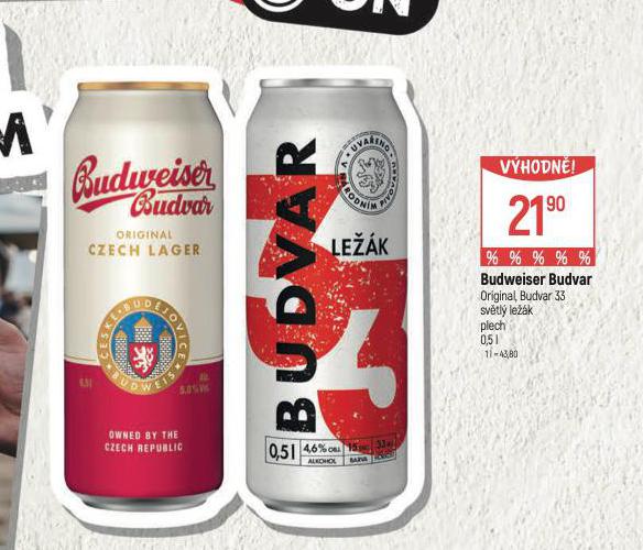 BUDWEISER BUDVAR PIVO
