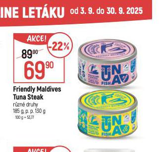 FRIENDLY MALDIVES TUNA STEAK