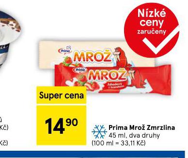 PRIMA MRO ZMRZLINA