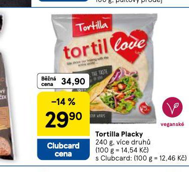 TORTILLA PLACKY