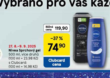 NIVEA SPRCHOV GEL