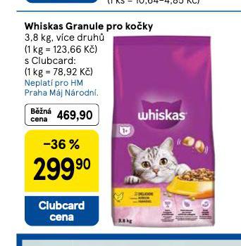 WHISKAS GRANULE PRO KOKY