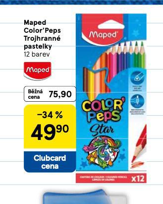 MAPED COLOR'PEPS TROJHRANN PASTELKY