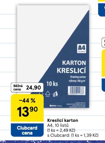 KRESLIC KARTON