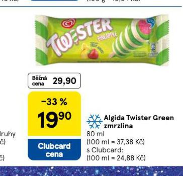 ALGIDA TWISTER ZMRZLINA