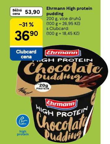 EHRMANN HIGH PROTEIN PUDDING