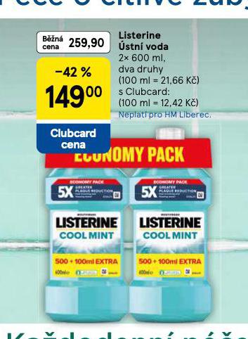 LISTERINE STN VODA