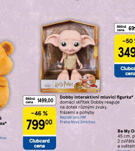 DOBBY INTERAKTIVN MLUVIC FIGURKA