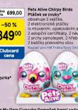 PETS ALIVE CHIRPY BIRDS PTEK SE ZVUKY