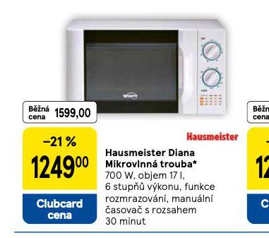 HAUSMEISTER DIANA MIKROVLNN TROUBA