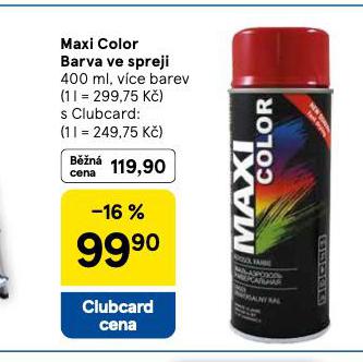 MAXI COLOR BARVA VE SPREJI