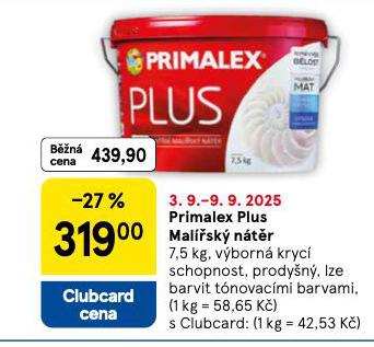 PRIMALEX PLUS MALSK NTR