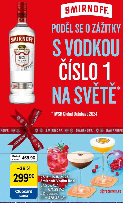 SMIRNOFF VODKA RED