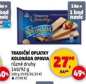 OPAVIA KOLONDA TRADIN OPLATKY