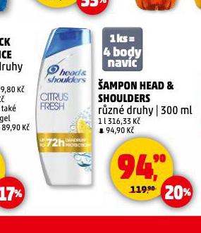 HEAD & SHOULDERS AMPON NA VLASY