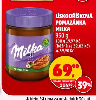 MILKA LSKOO͊KOV POMAZNKA