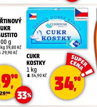 CUKR KOSTKY