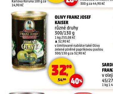 FRANZ JOSEF KAISER OLIVY
