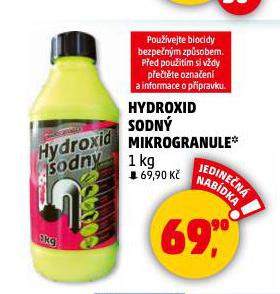 HYDROXID SODN MIKROGRANULE