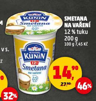 KUNN SMETANA NA VAEN 12%