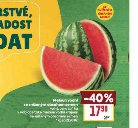 MELOUN VODN SE SN͎ENM OBSAHEM SEMEN