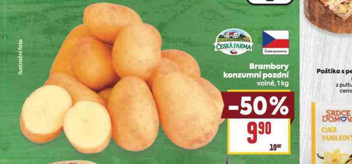 BRAMBORY KONZUMN POZDN