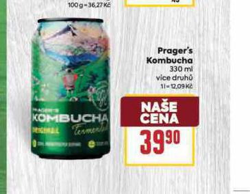 PRAGERS KOMBUCHA