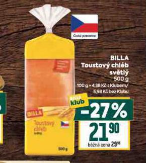 BILLA TOUSTOV CHLB