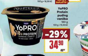 YOPRO PROTEIN PUDING VANILKA