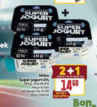 MILKO SUPER JOGURT 0%