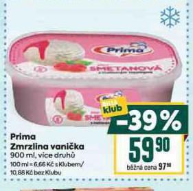 PRIMA ZMRZLINA VANIKA