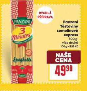 PANZANI TSTOVINY SEMOLINOV EXPRESS