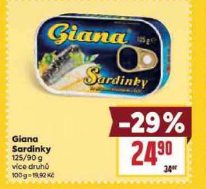 GIANA SARDINKY