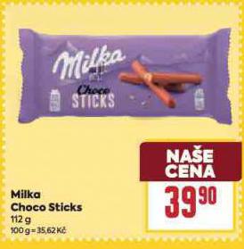 MILKA CHOCO STICKS